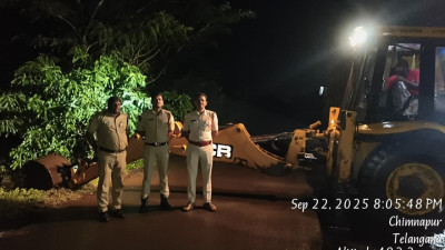 కుసునూర్ రోడ్ తాత్కాలికంగా ముసివేత